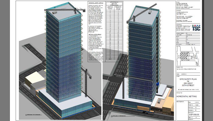 3D diagram of Site safety Plan